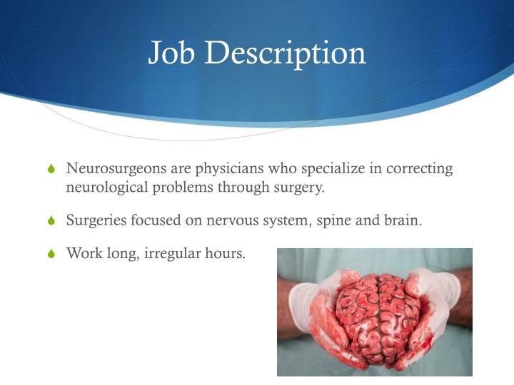 Neurosurgery nurse job description