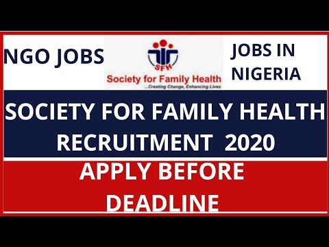 International ngo jobs in nigeria